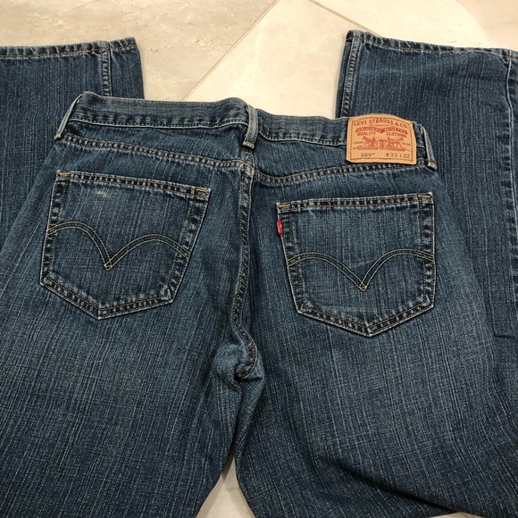 Levi’s 559 Relaxed Straight Jeans W33 L32 - Picture 3 of 4